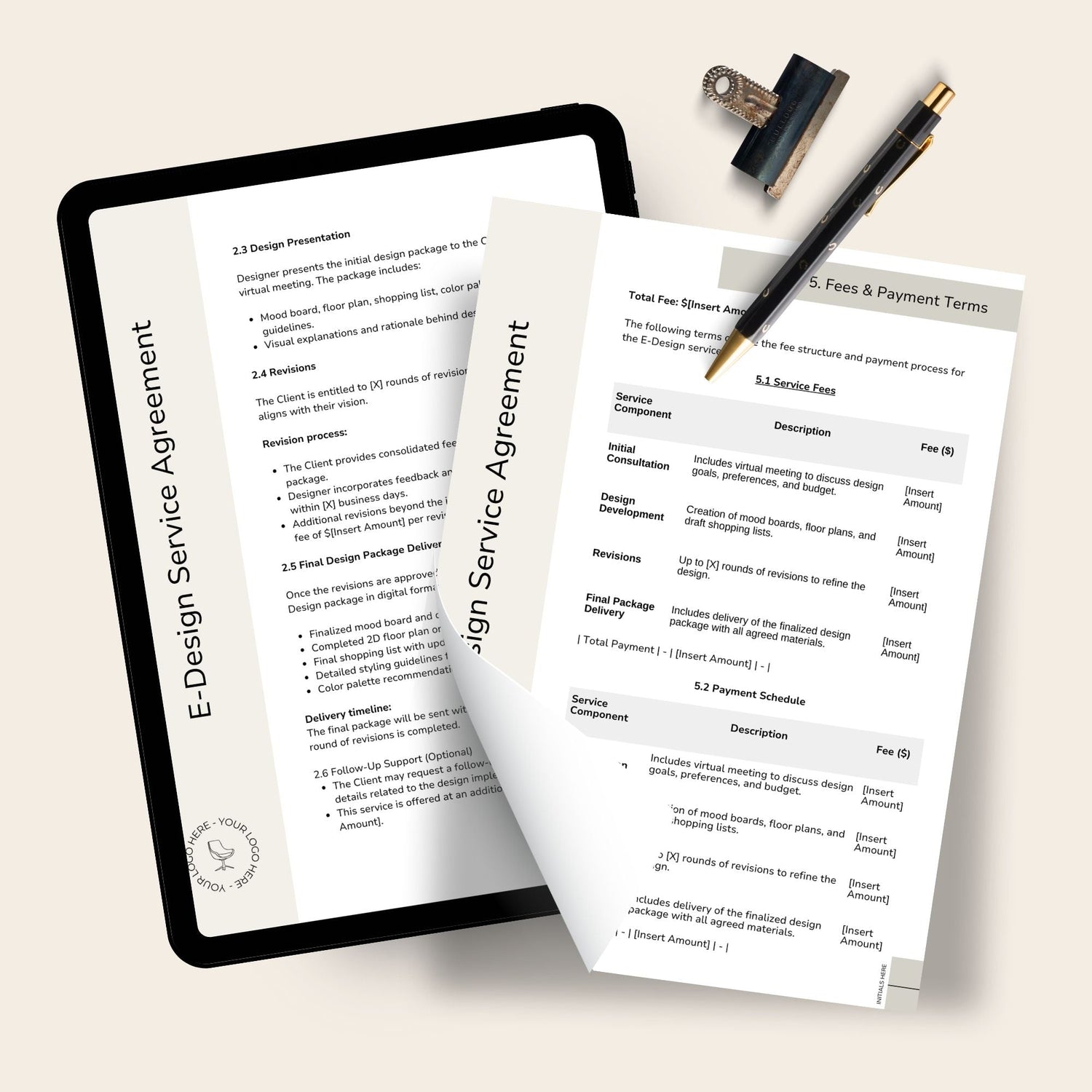 Interior Design Contract Templates